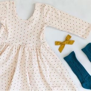 Alice + Ames Pumpkin Dot Ballet Dress 5T